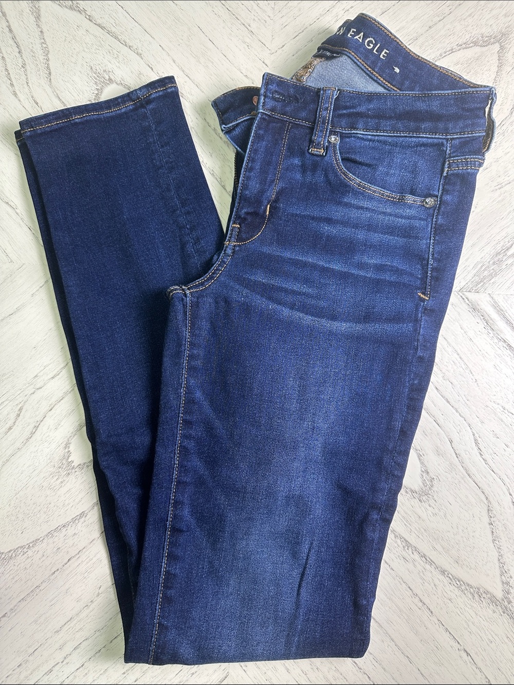 American Eagle Outfitters Women’s Skinny Jeans - Dark Blue